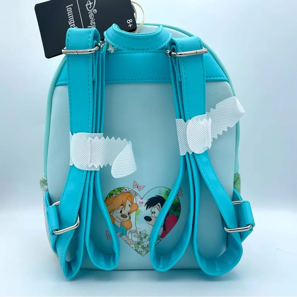 Loungefly Disney A Goofy Movie Trio Porch Scene Mini Backpack NWT